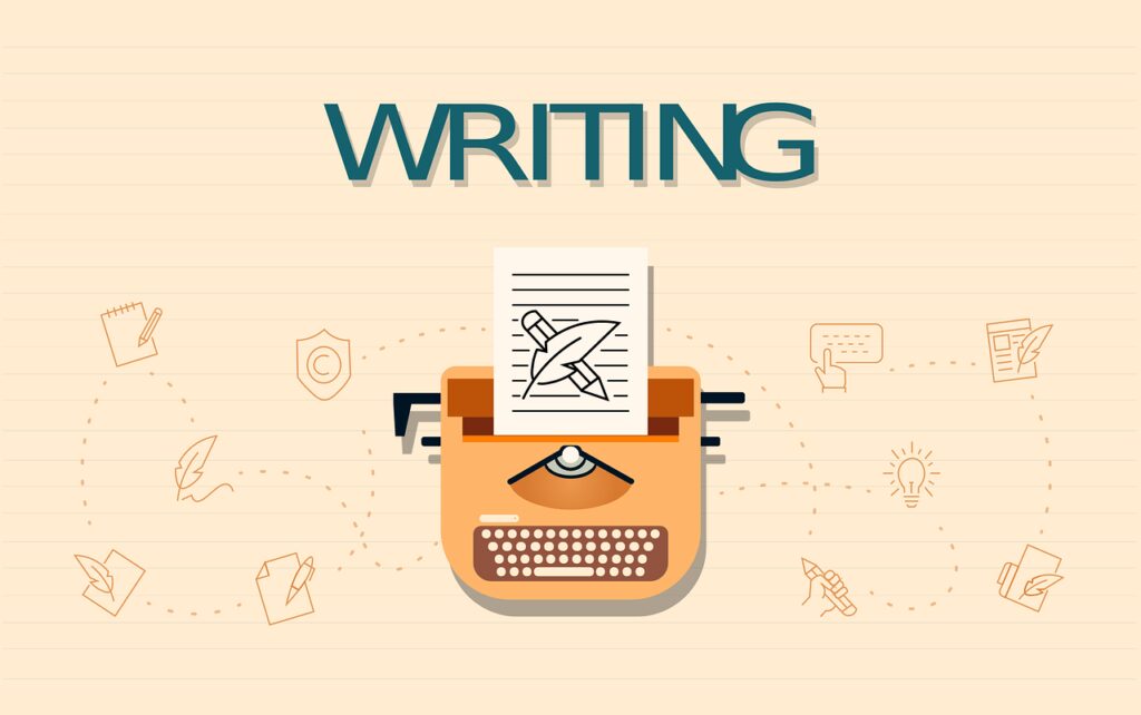 typewriter, writing, paper