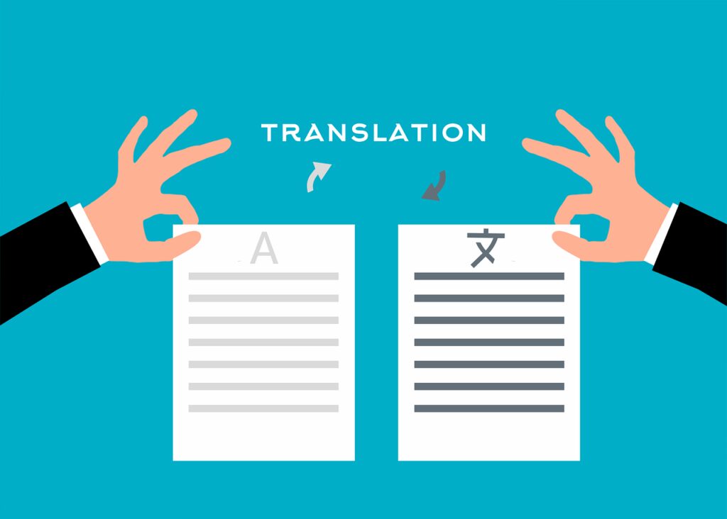 document, translation, paper