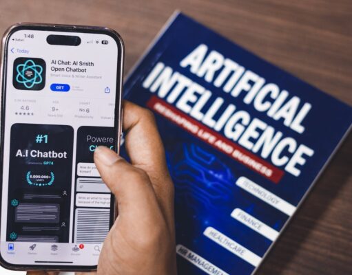 Chat GPT for Creative Writing: Unleashing the Power of AI in the World of Words Webpage of Ai Chatbot, a prototype AI Smith Open chatbot, is seen on the website of OpenAI, on a apple smartphone. Examples, capabilities, and limitations are shown.