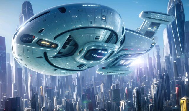 Photo by HeckiMG ai generated, spaceship, star trek
