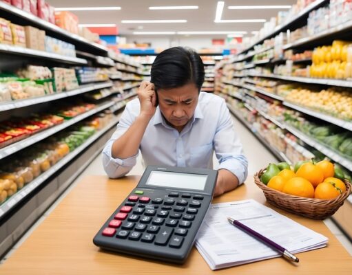 AI for Business: Unlocking the Power of Artificial Intelligence ai generated, inflation, supermarket