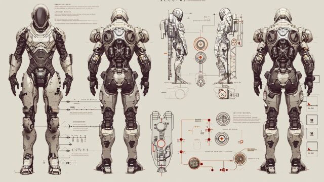 Photo by Vilkasss ai generated, robot, schematics